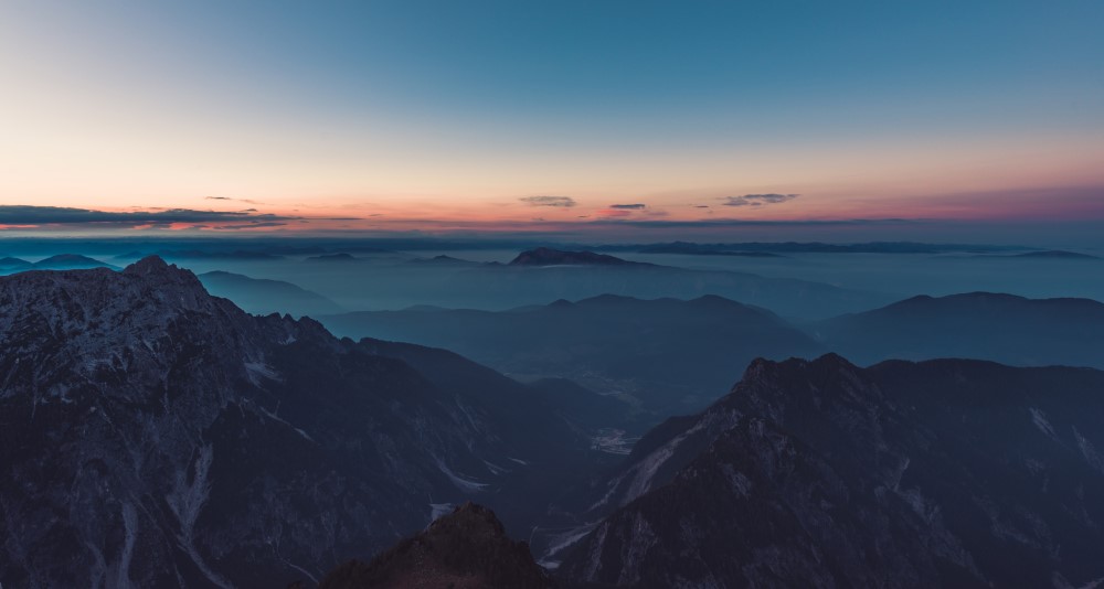 Slovenia mountain range